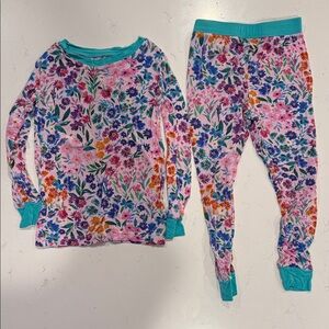 Little Sleepies Colorful Floral Pajama Set